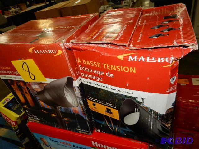 lot 8 image: Malibu low Voltage Landscape lights, 2 boxes ...