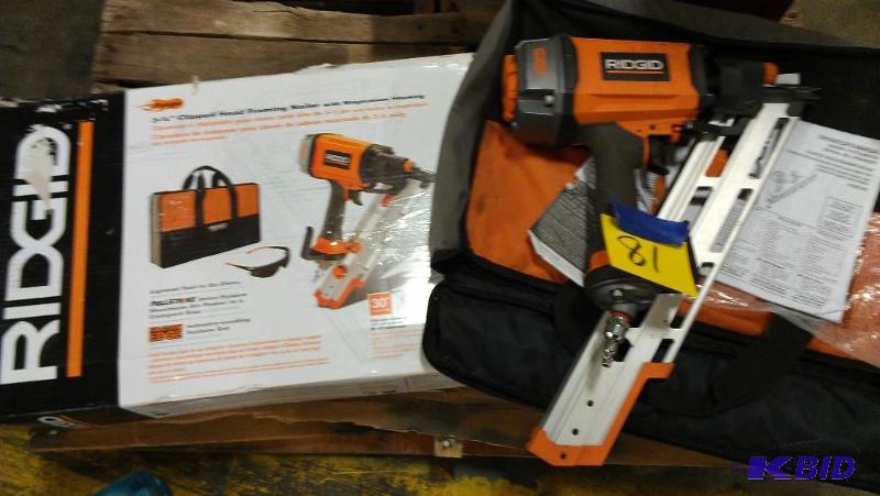 lot 81 image: Rigid Framing Nailer. 3.5" clipped head ...