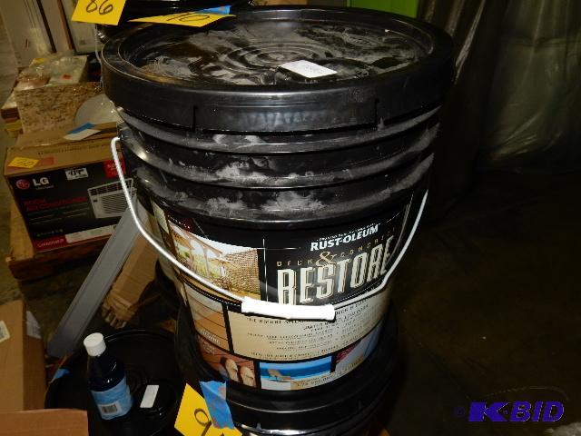 lot 90 image: Rustoleum, Deck and Concrete Restore.. 5 Gall...