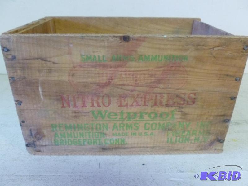 lot 142 image: Vintage Remington Arms Nitro Express 12 ga. w...