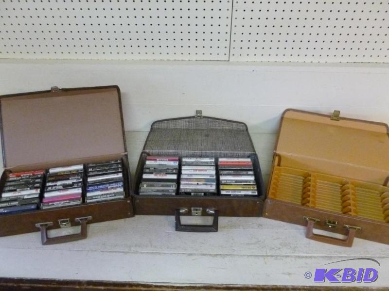 lot 149 image: Lot of three music cassette cases with a very...