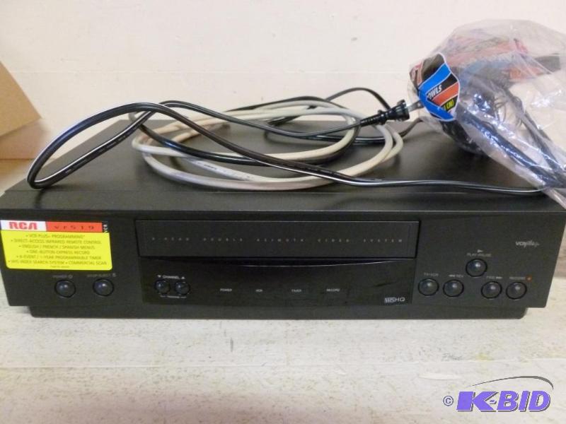 lot 160 image: RCA 4-head vcr plus, appears to be in good co...