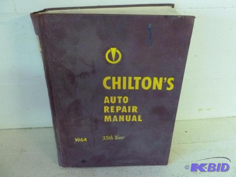 lot 47 image: Vintage 1964 Chiltons 35th year auto repair ...