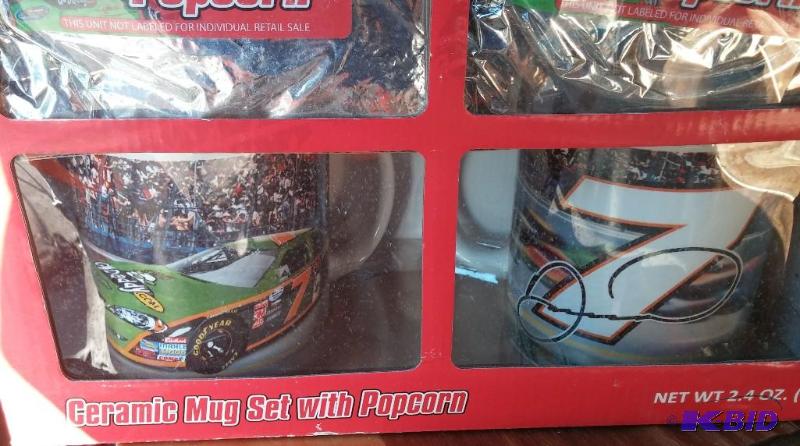 lot 7 image: Danica Patrick #7 NASCAR Mug Set.