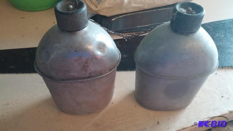 Pair of Vintage Canteens