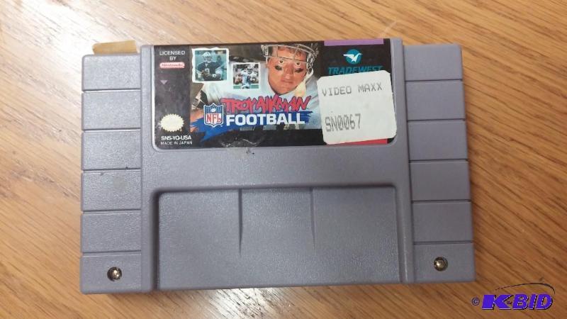 Nintendo Troy Aikman Video Game...