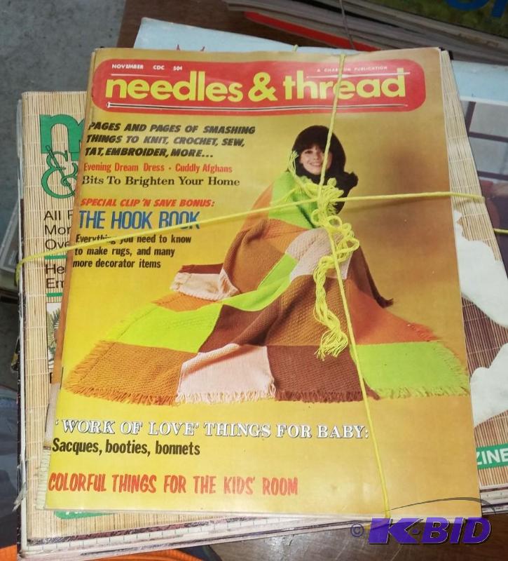 Large lot of vintage Needle and Thread Magazi...