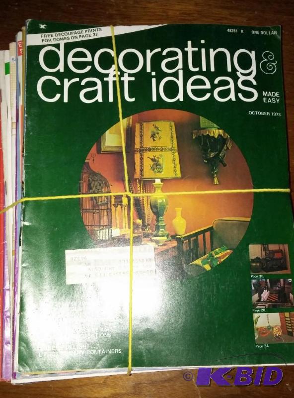 1973 Decorating and Craft ideas Magazine...