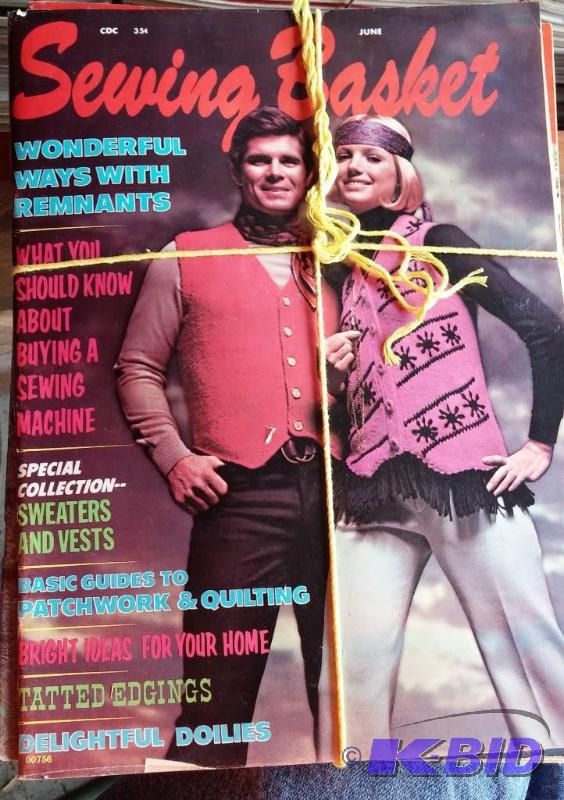 1972 Sewing Basket Magazines...
