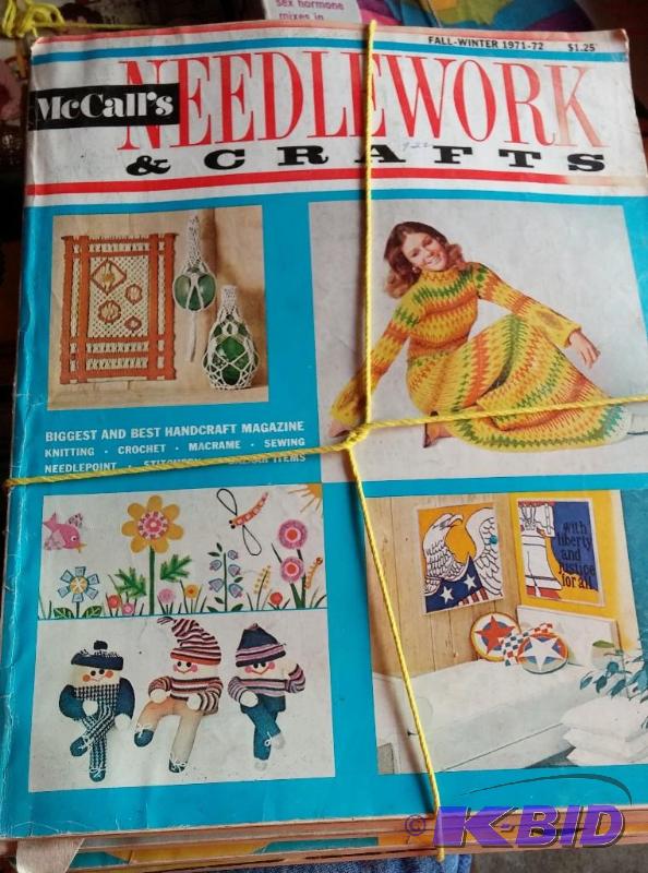 1970s McCalls Needlework and Crafts Magazin...