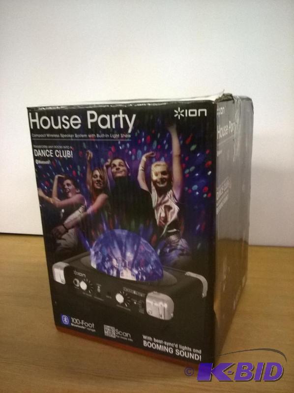 lot 19 image: Ion House Party Wireless Speaker System with Light Show
