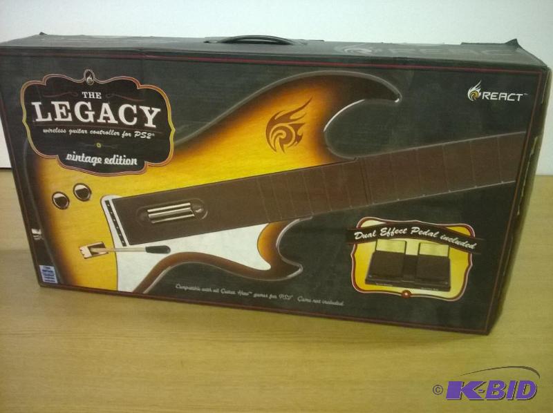 lot 21 image: React The Legacy Vintage Edition PS2 Guitar Controller with Pedals