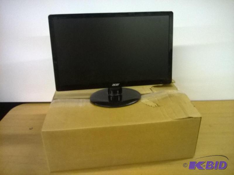 lot 27 image: Acer 20in Widescreen LED Monitor with Stand