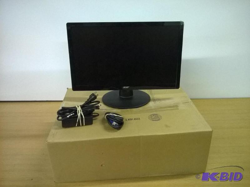 lot 30 image: Acer 20in Widescreen LED Monitor with Stand (#2)