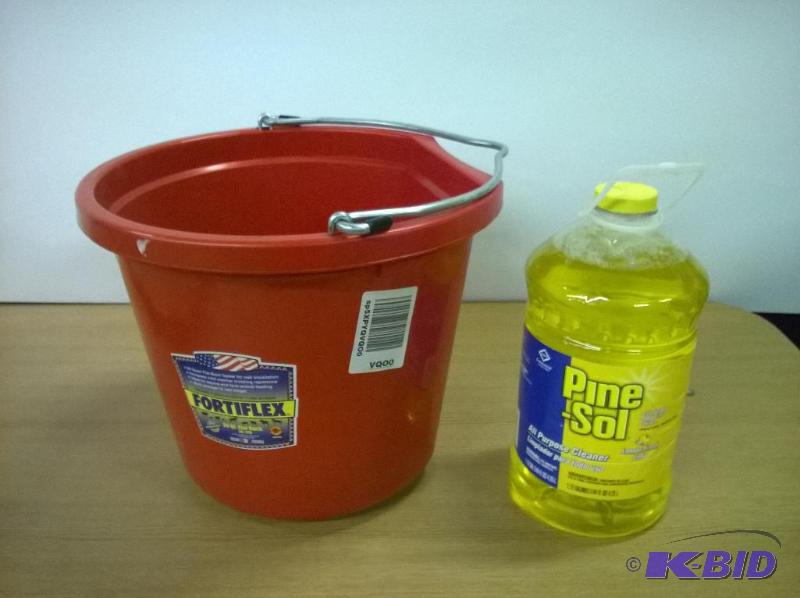 lot 37 image: 1.12 Gallon Pine-sol & 5 Gallon Bucket