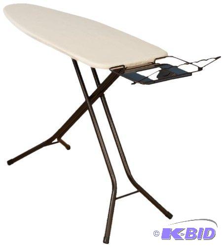 lot 46 image: Household Essentials Fibertech Mega Wide Top Ironing Board 974406-1DI