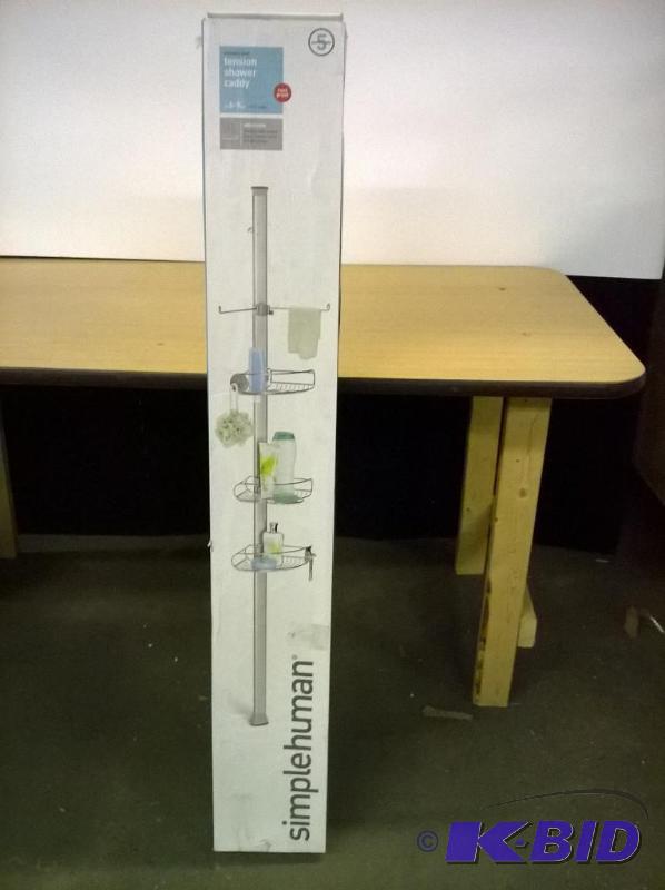 lot 62 image: Simplehuman (Canworks) BT1009 Tension Shower Caddy