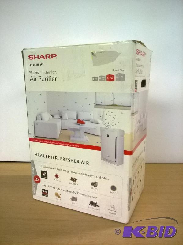 lot 8 image: Sharp FP-A60U-W Plasmacluster Ion Air Purifier