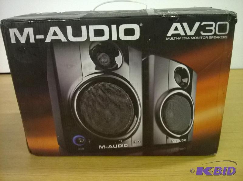 lot 16 image: M-Audio Studiophile AV 30 Active Studio Monitor Speakers