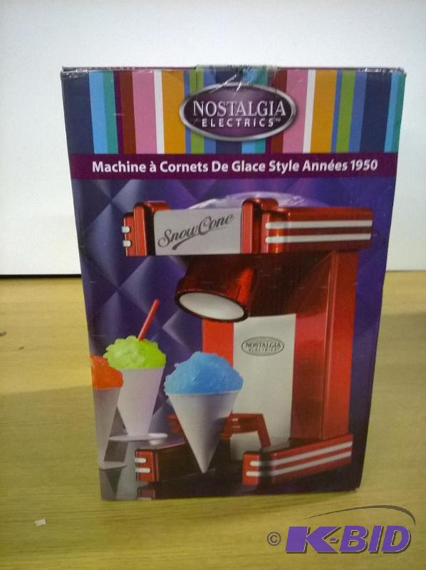 lot 22 image: Nostalgia Electrics RSM702 Snow Cone Maker