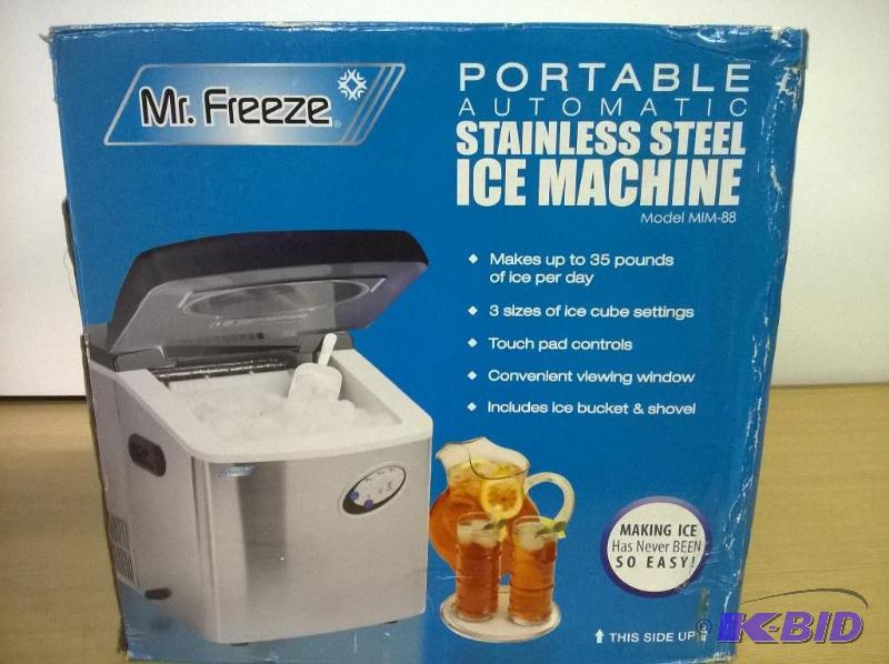 lot 23 image: MaxiMatic MIM-88 Mr Freeze Portable Ice Maker
