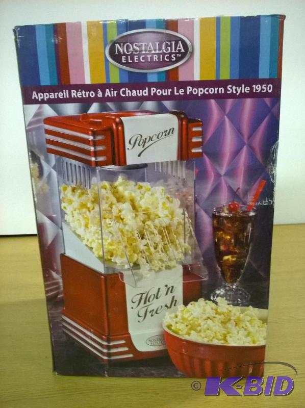 lot 27 image: Nostalgia Electrics RHP625 Hot Air Popcorn Popper