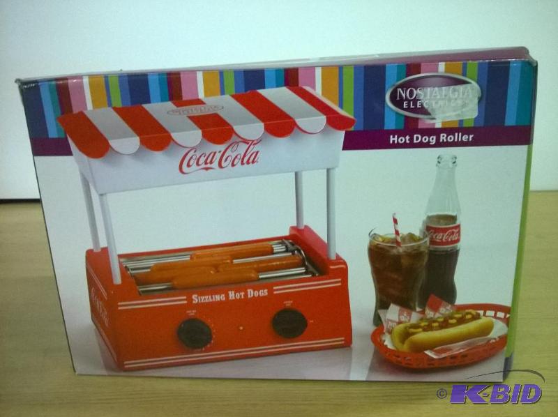 lot 29 image: Nostalgia Electrics HDR565COKE Hot Dog Roller