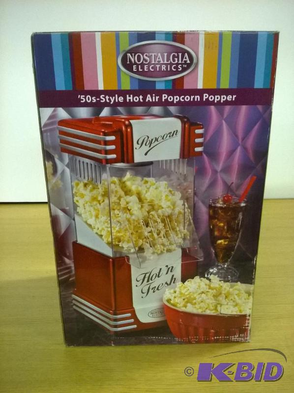 lot 37 image: Nostalgia Electrics RHP625 Hot Air Popcorn Popper