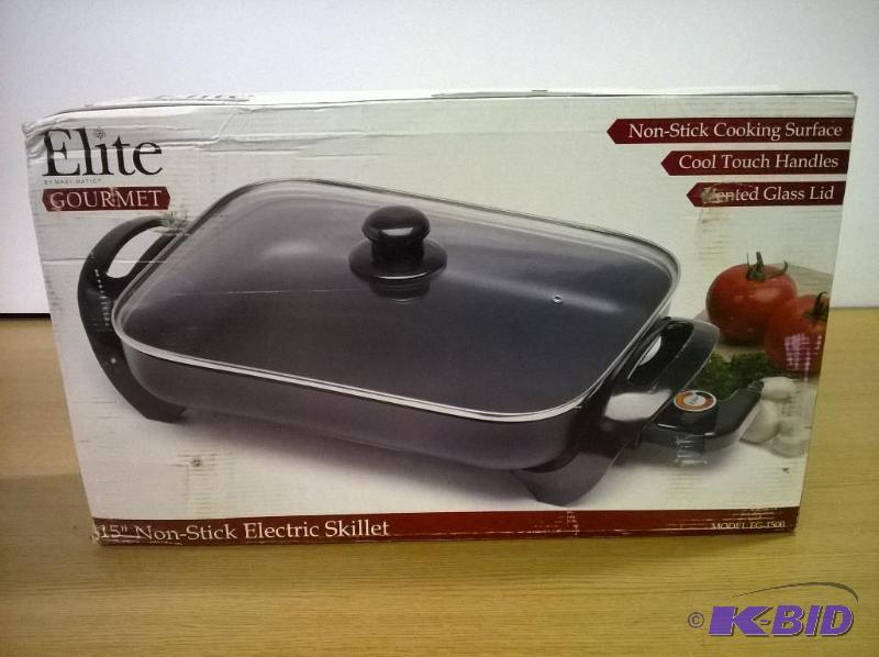 lot 40 image: MaxiMatic EG-1500 Elite Gourmet Electric Skillet