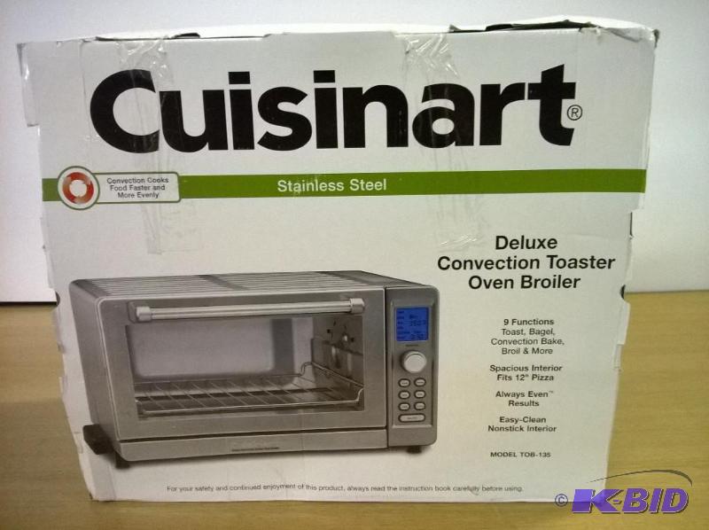 lot 41 image: Cuisinart TOB-135 Deluxe Convection Toaster Oven Broiler
