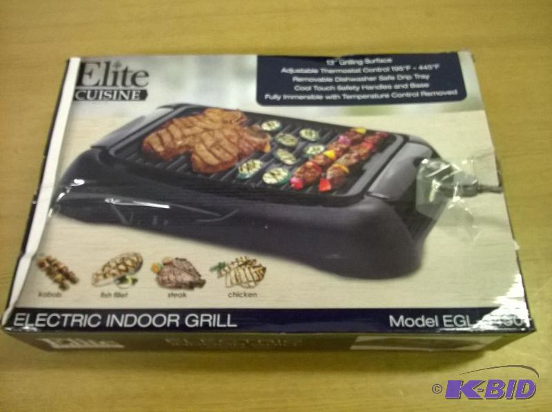 lot 7 image: MaxiMatic EGL-3450 Elite Cuisine 13-Inch Non-Stick Grill
