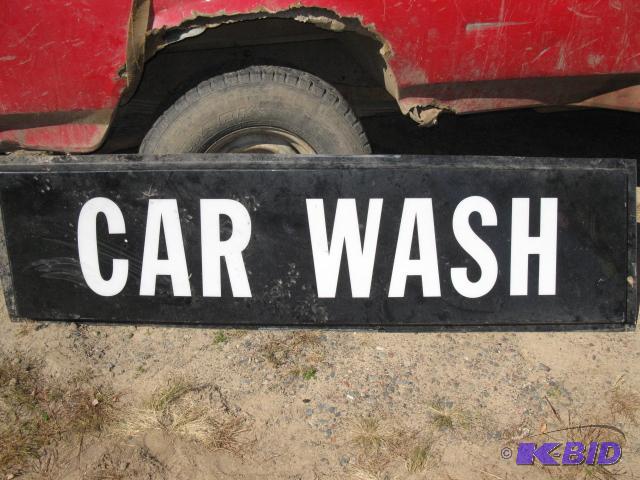 Car Wash Sign 6x2 feet...