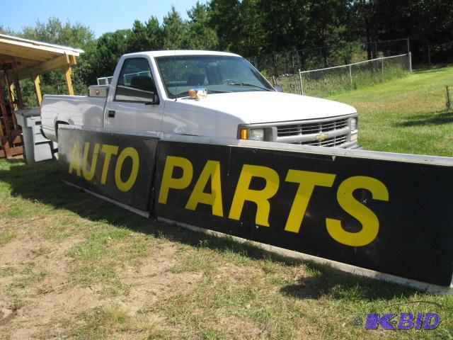 Auto Parts sign, 2 large pieces...