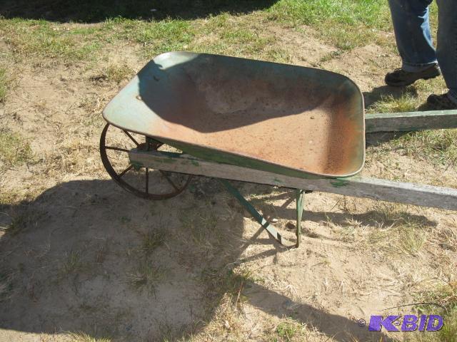 Very old wheel barrow...
