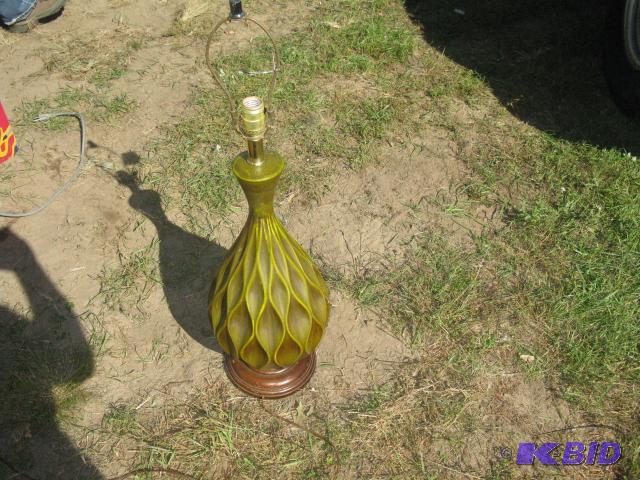 Green lamp, retro...