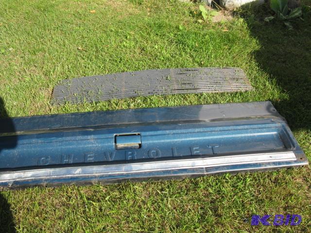 1980s Chevy tail gate and grill...