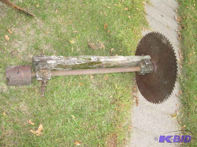 Old tractor saw. 24&quot...