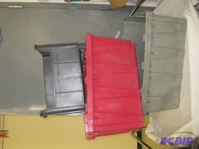 Plastic storage bins