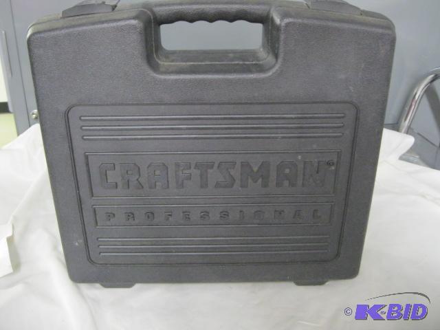Craftsman 16.8 volt drill with 2 batteries charger tested works misc accessories