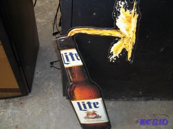 Miller metal sign 13 x 25...