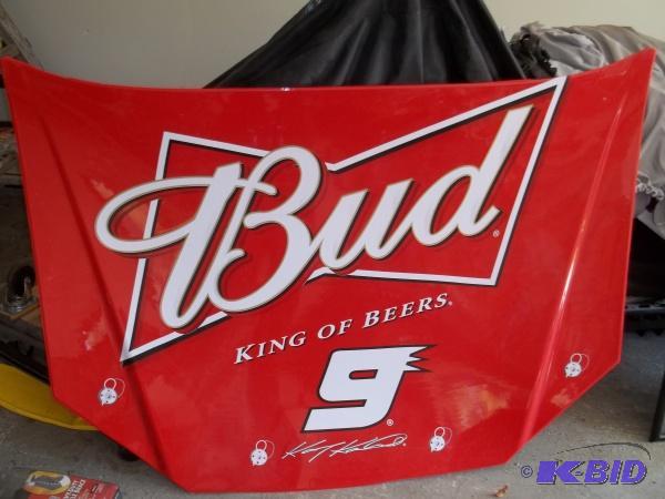 Budweiser #9 hood...