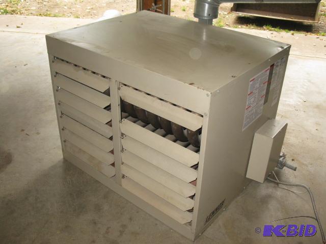 lot 1 image: Lennox Natural Gas Heater, Model LF24-400S-5,...