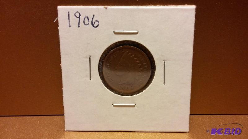 1906 INDIAN HEAD PENNY ONE CENT...