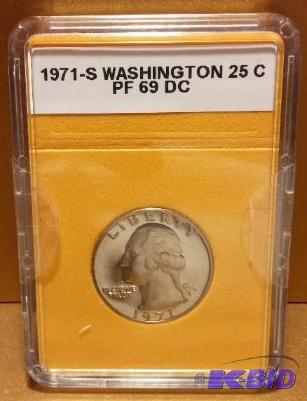 1971-S WASHINGTON QUARTER SLAB...