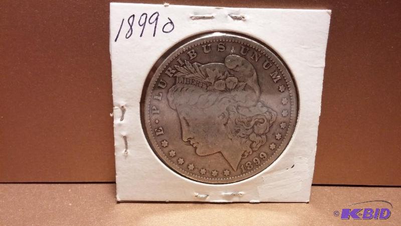 1899-O, NEW ORLEANS MINT MORGAN SILVER DOLLAR...