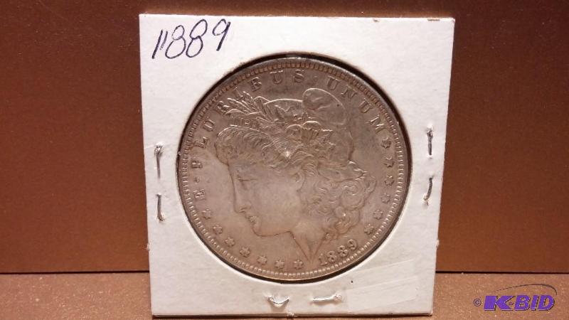 1889 MORGAN SILVER DOLLAR 90% SILVER...