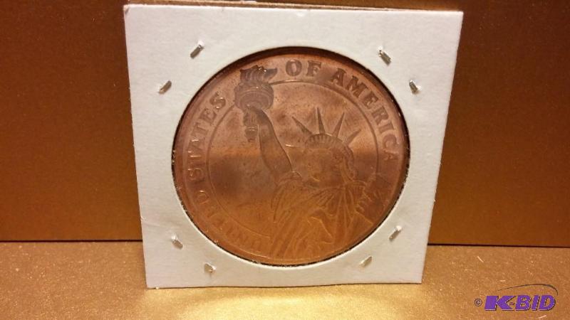 GOLDEN STATE MINT ONE OUNCE COPPER ROUND, .99...
