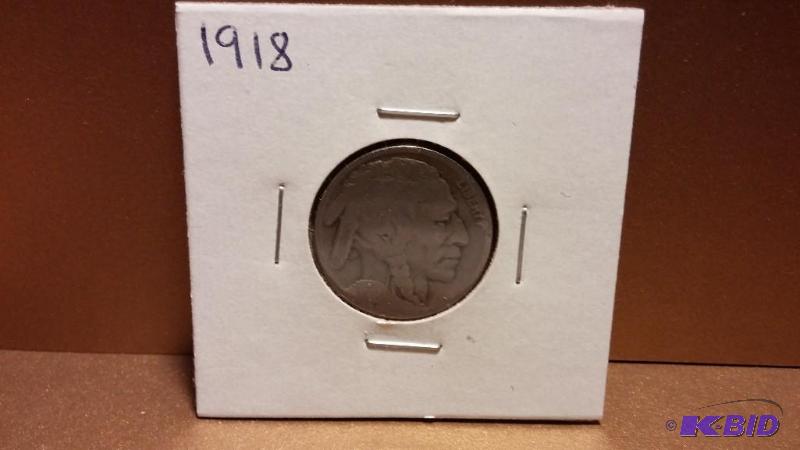 1918 BUFFALO NICKEL...