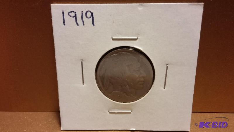 1919 BUFFALO NICKEL...