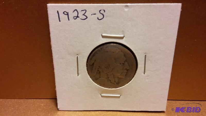 1923-S BUFFALO NICKEL...